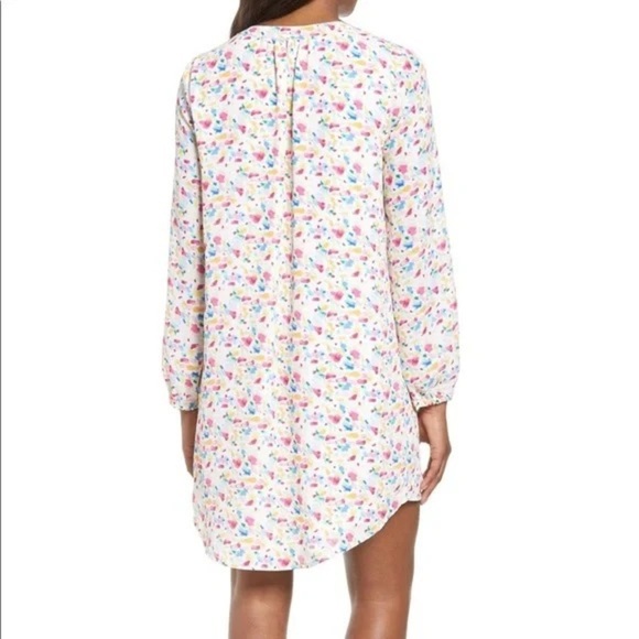 GIBSON Holly Split Neck Shirt Dress Multicolor - Picture 2 of 8